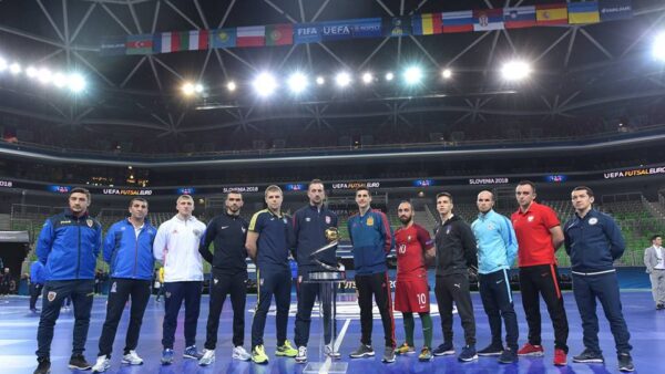 Futsal Euro 2018 capitani