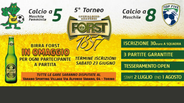 Torneo Forst, un’estate a tutta birra e…calcio