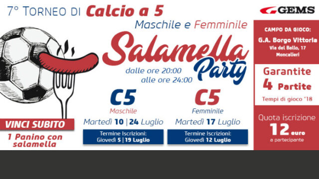 Salamella Party per festeggiare l’estate