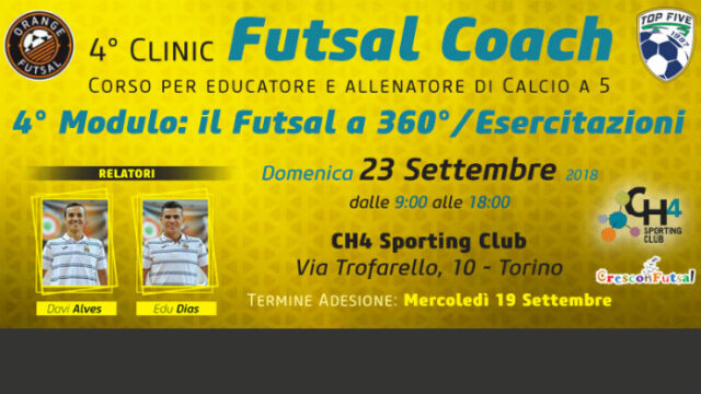Futsal Coach, tutti i segreti della quarta edizione