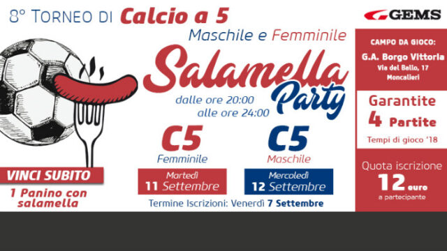 Salamella Party, la stagione ricomincia di gusto!