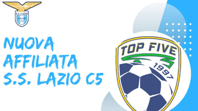La Top Five Academy si affilia alla Lazio calcio a 5