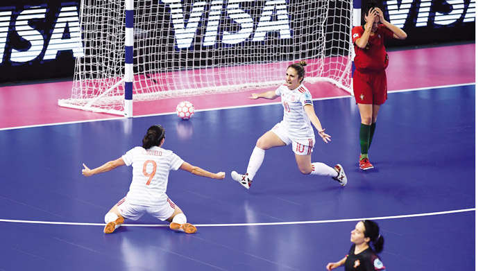 women's futsal euro spagna