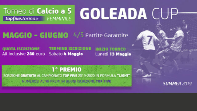 Goleada Cup 2019, la primavera in rosa si fa bollente