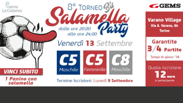 Salamella Party Bis, la stagione inizia di gusto