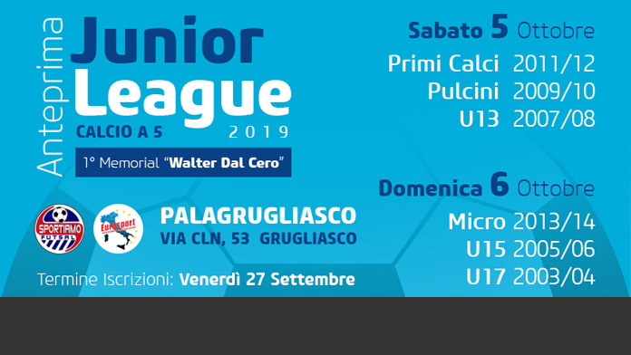 anteprima junior league