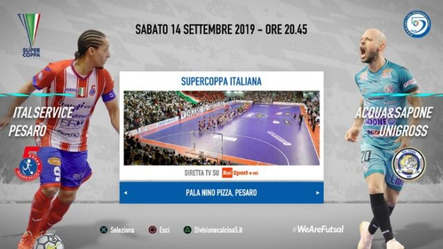 Supercoppa: Pesaro-Acqua&Sapone fateci divertire