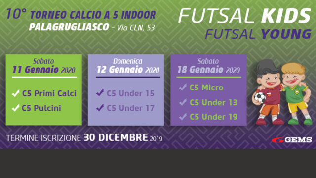 Futsal Kids Winter, gennaio riparte con il botto