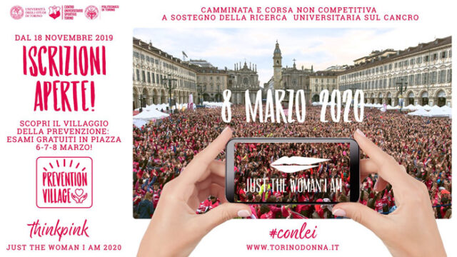 Just the woman I am 2020, iscrivete il vostro team alla camminata in rosa