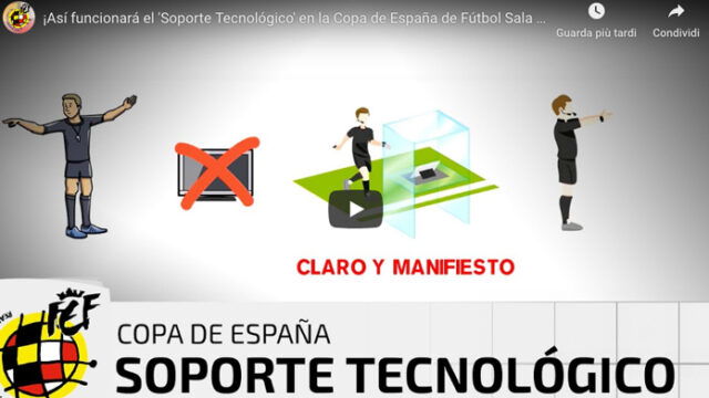 Il VAR sbarca nel futsal: l’esperimento in Coppa di Spagna