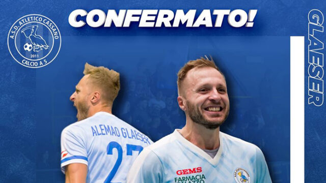 Alemao Glaeser rinnova con l’Atletico Cassano