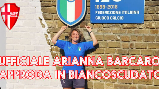 Barcaro è la scelta del Padova Femminile