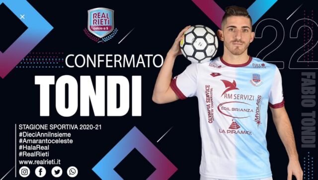 Tondi resta a Rieti: “Competeremo su ogni fronte”