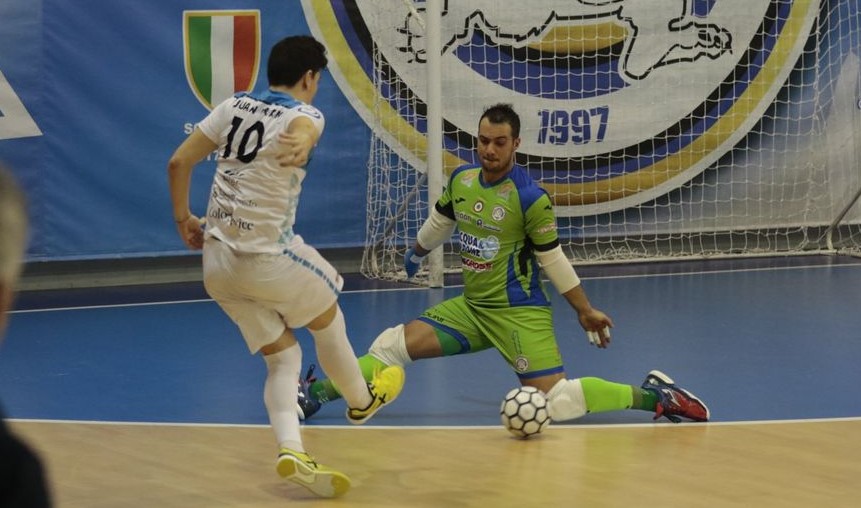 mammarella portiere di futsal