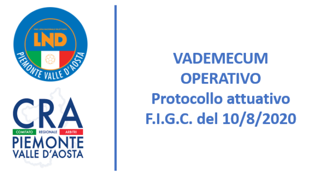 Il Vademecum su come applicare il protocollo FIGC