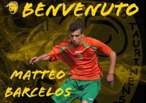 Atletico Taurinense: dall’Eccellenza arriva Barcelos