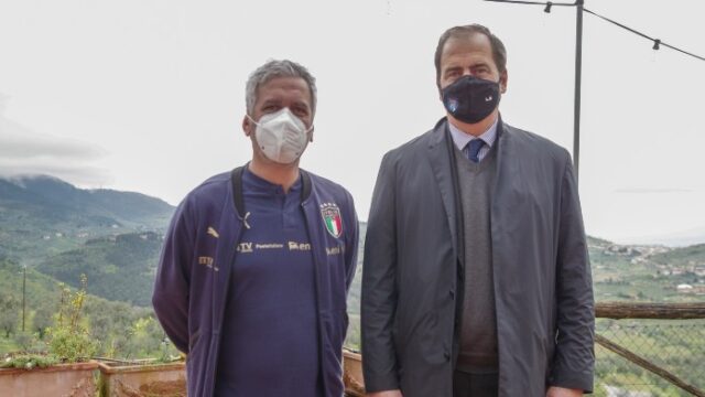 Nazionale Italiana, la visita di Bergamini: “Voi siete il futuro di questa disciplina”
