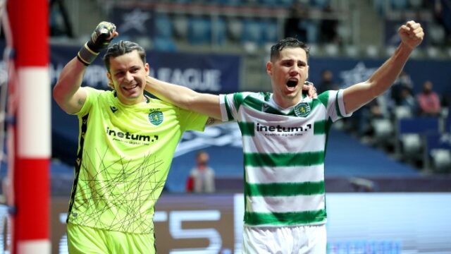 Futsal Champions League: lo Sporting Lisbona sale sul trono, il Barça si ferma al palo