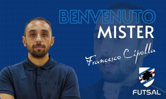 Sampdoria Futsal, ufficiale l’arrivo in panchina di Cipolla