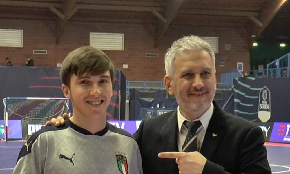 Nazionale Futsal: i ringraziamenti del CT Bellarte per Dennis Berthod
