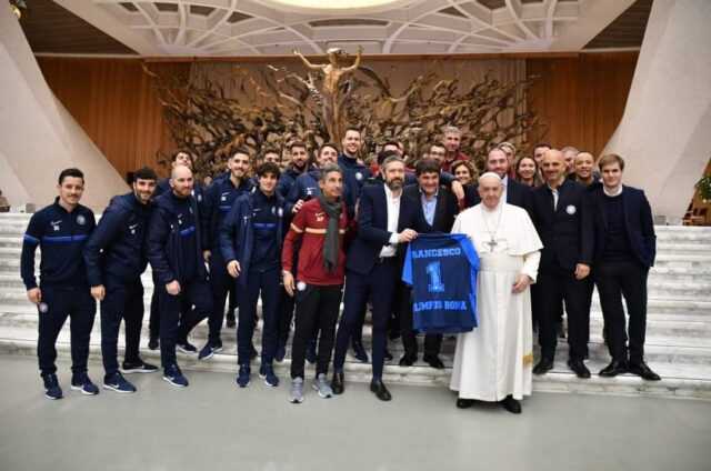 Olimpus Roma una giornata memorabile: l’incontro con Papa Francesco