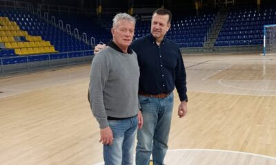 Sergio Tabbia e Jesùs Velasco al Palau Blaugrana