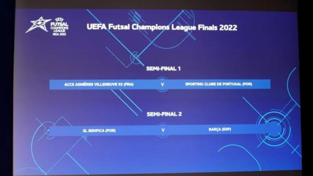 UEFA Futsal Champions: il sorteggio delle finals