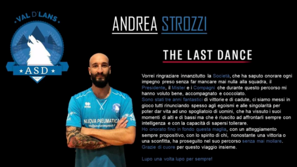 Andrea Strozzi lascia il Val d'Lans