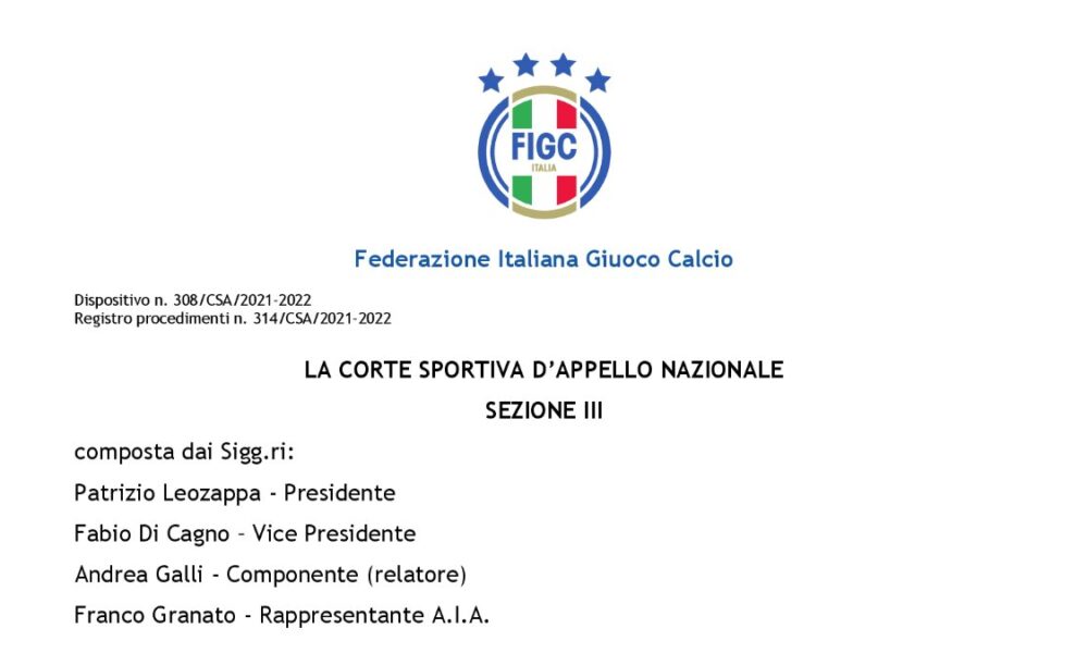 Real San Giuseppe ancora KO in tribunale: addio playoff