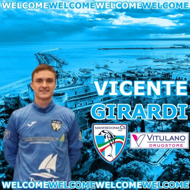 Vicente Girardi approda al Vitulano Drugstore C5 Manfredonia