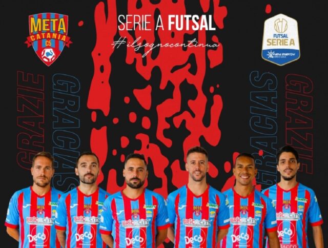 Futsalmercato, la Meta Catania Bricocity cambia volto: salutano in sei