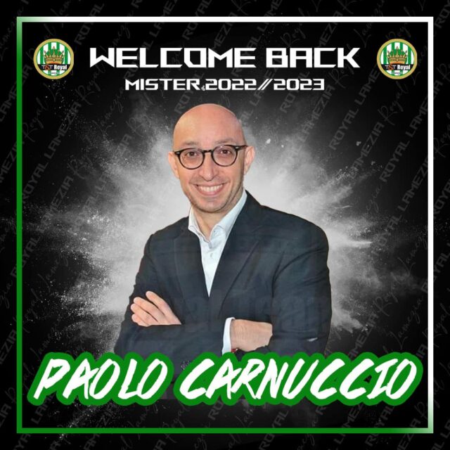 Il T&T Royal Lamezia riparte da Paolo Carnuccio