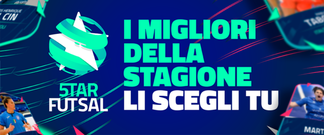 5tar Futsal: si vota per scegliere i migliori della stagione 21/22