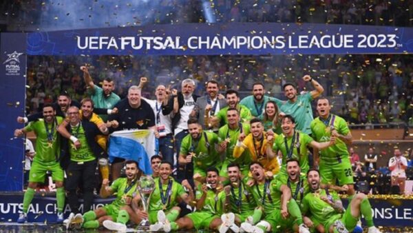 Mallorca palma futsal v sporting clube de portugal final uefa futsal champions league finals 2022