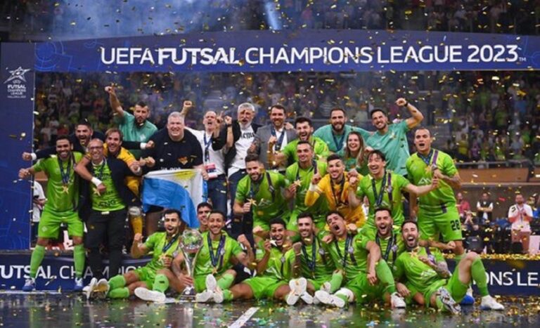 Mallorca palma futsal v sporting clube de portugal final uefa futsal champions league finals 2022