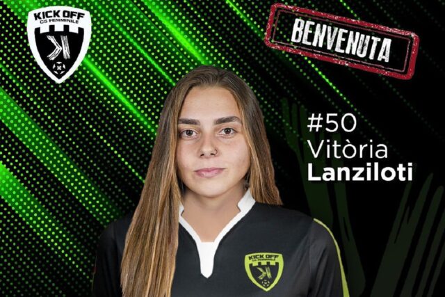Futsalmercato, innesto verdeoro per la Kick Off: presentata Vitòria Lanziloti