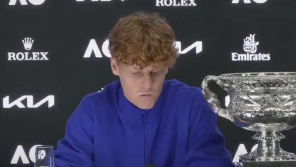 Jannik Sinner in conferenza