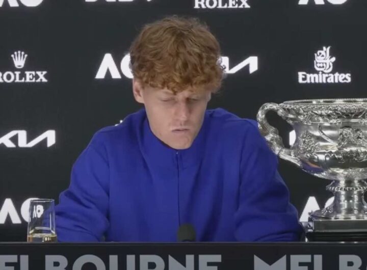 Jannik Sinner in conferenza