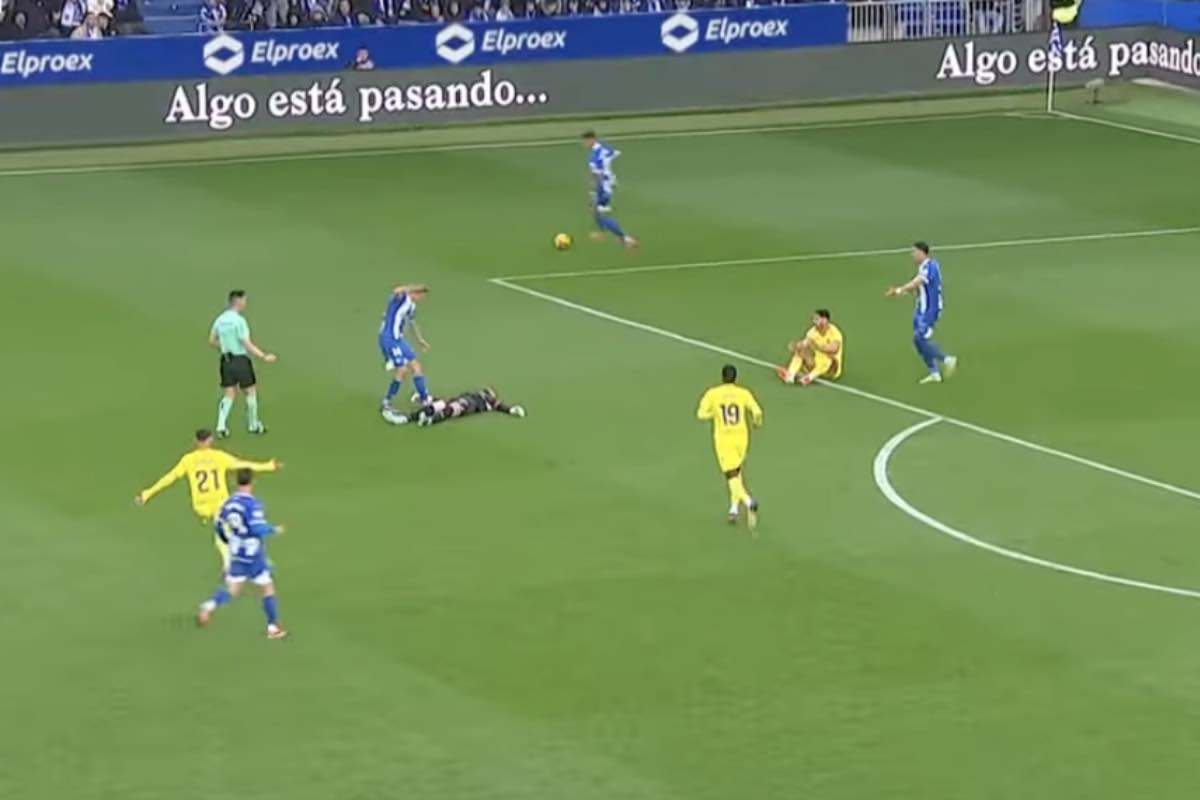 Sivera a terra dopo lo scontro