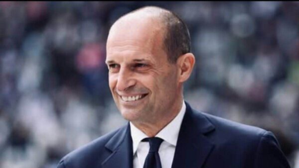 Allegri prima di una partita della Juventus
