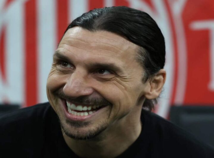 Zlatan Ibrahimovic in panchina al Meazza