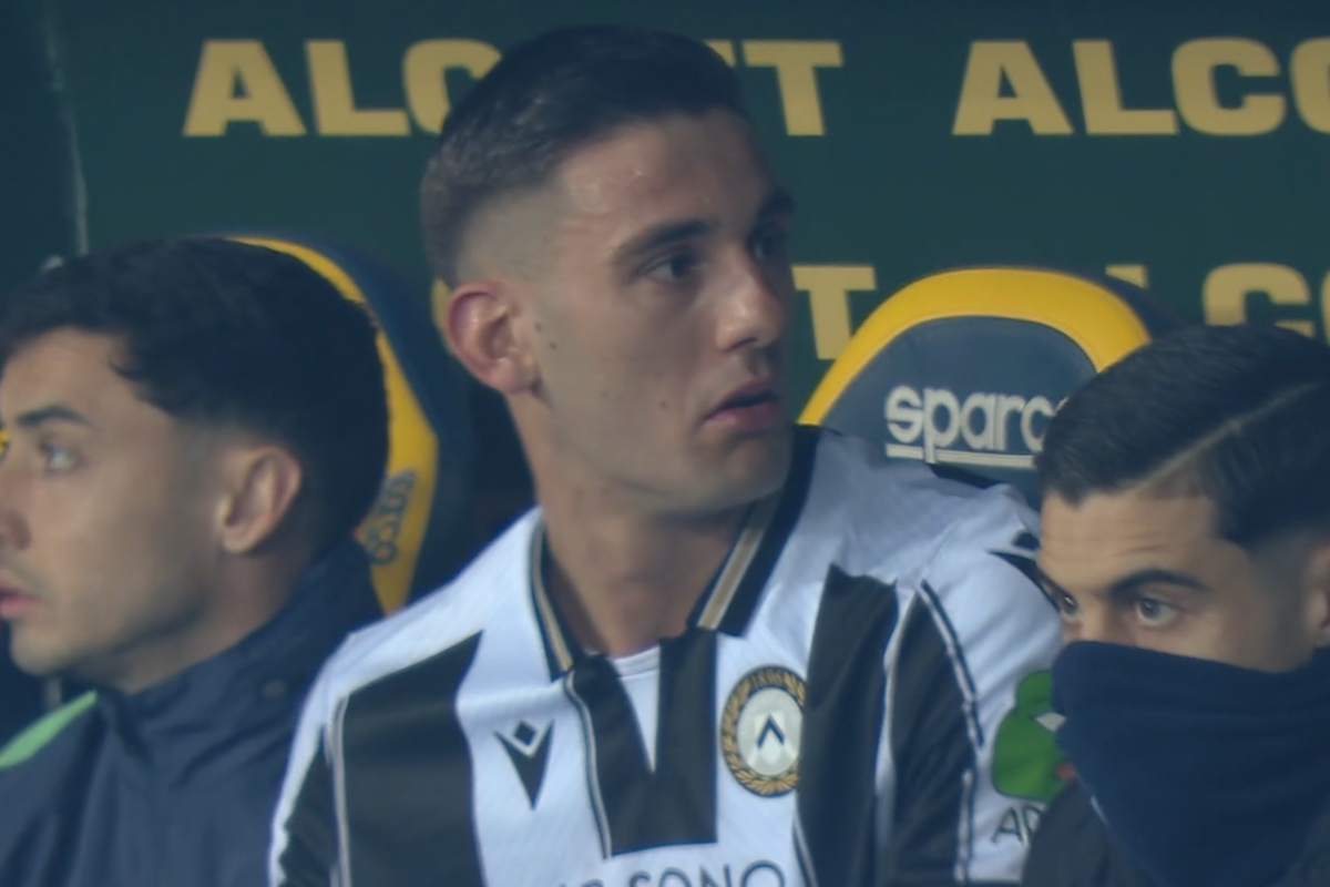 Lorenzo Lucca, attaccante dell'Udinese