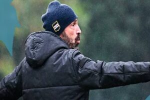 Pirlo in allenamento