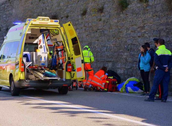 Infortunio soccorsi campione