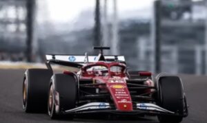 Leclerc durante il GP di Giappone