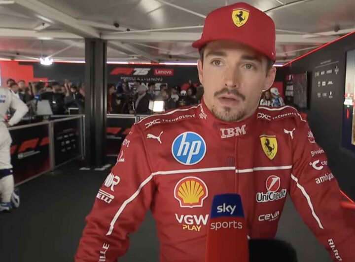 Leclerc a Sky dopo il Gp del Giappone