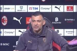 Conceicao in conferenza prima di Napoli-Milan