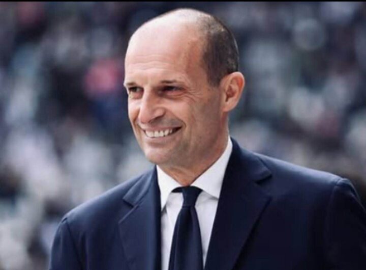 Allegri prima di una gara della Juventus