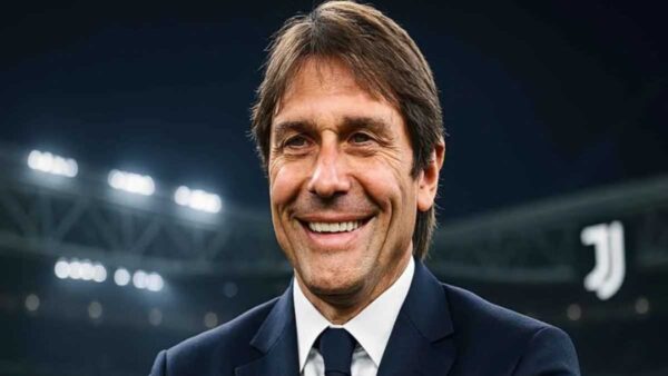 Antonio Conte nuovo allenatore Juve: foto IA