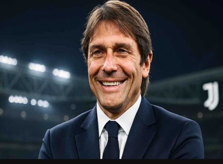 Antonio Conte nuovo allenatore Juve: foto IA